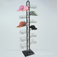 Refresh Your Retail Store And Increase Consumer Shopping Experience Commercial Metal Floor Standing Hat Racks